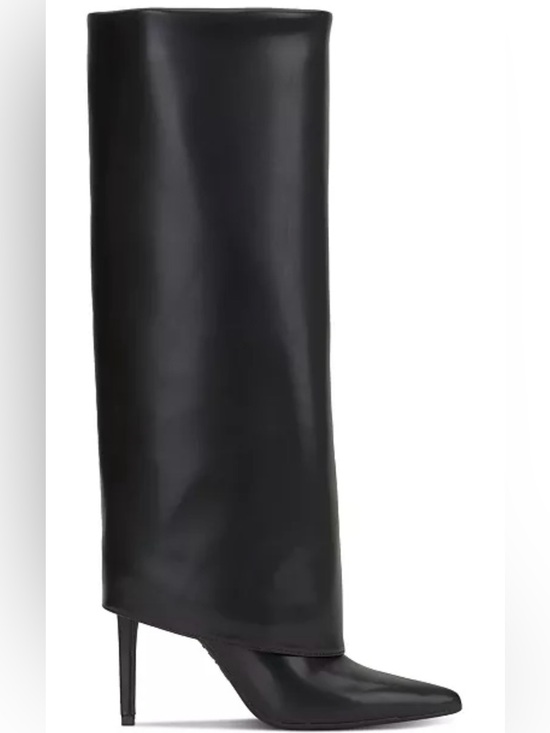 INC International Concepts Shoes - INC Skylar Knee High Cuffed Shaft Pointed-Toe Boot